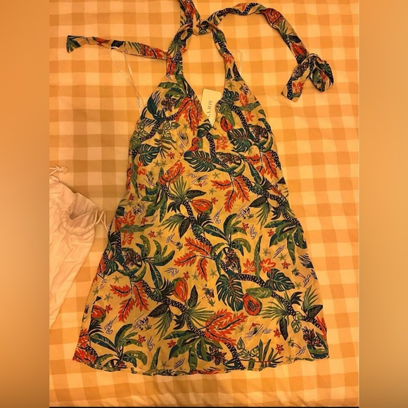 Shona Joy 100% Silk Halter Dress - Picture 8 of 8